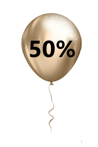 baloon with number 50